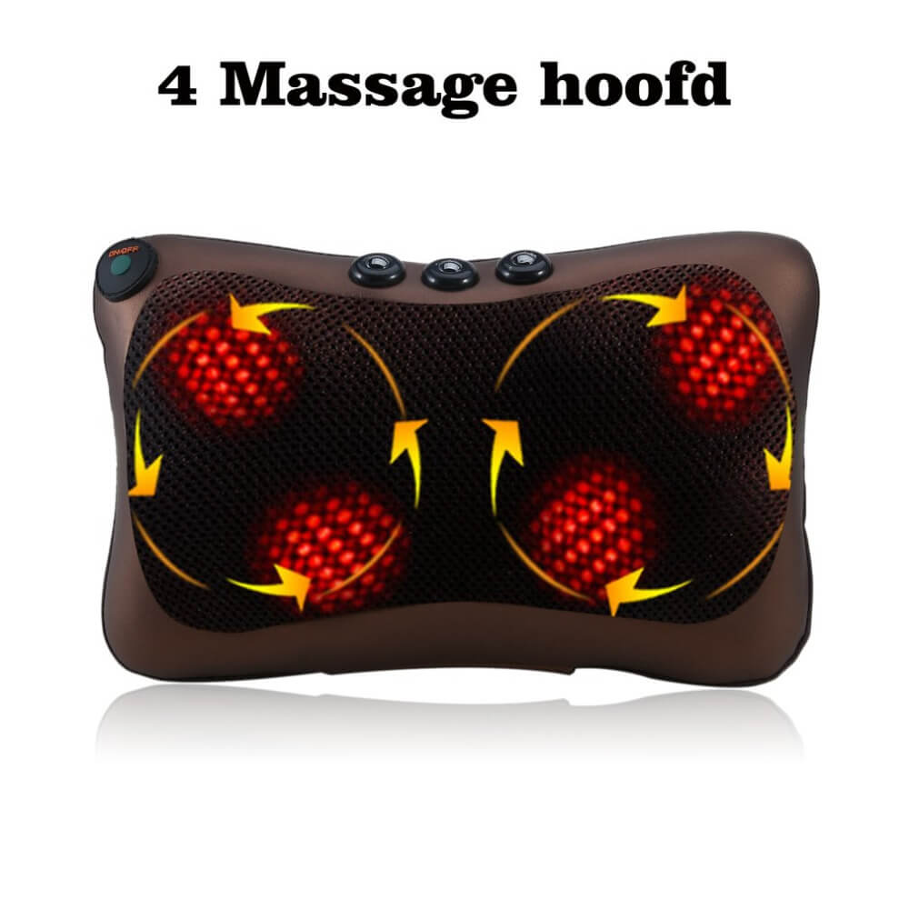 Shiatsu Shoulder And Neck Back Massager With Heat, Electric Deep Tissue Massage  Pillow For Pain Relief, Best Valentines Gift For Girlfirend Boyfriend