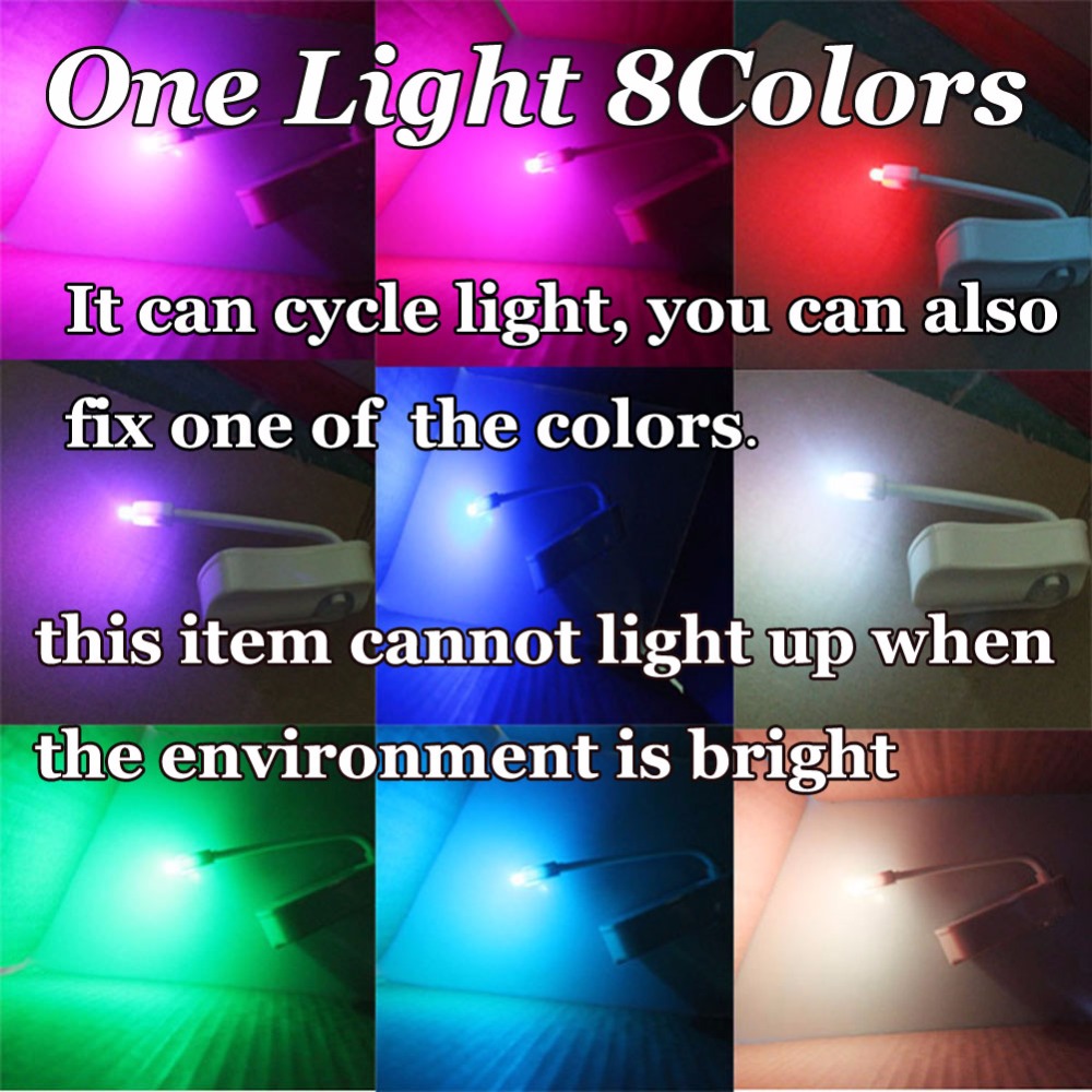 LED Toilet Bathroom Night Light PIR Motion Activated Seat Sensor 8 Colors