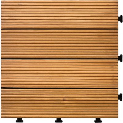 Interlocking Flooring Tiles In Teak Wood - Not sold in stores