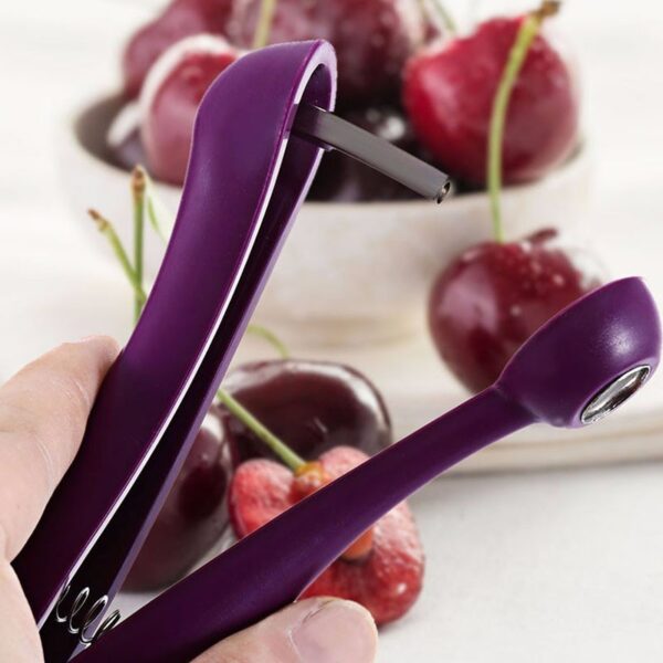 Kitchen Fashionable Easy Cherry Fruit Core Seed Remover Cherry Gadgets Tools Fruit Cherry Pitter Corer Kitchen 3