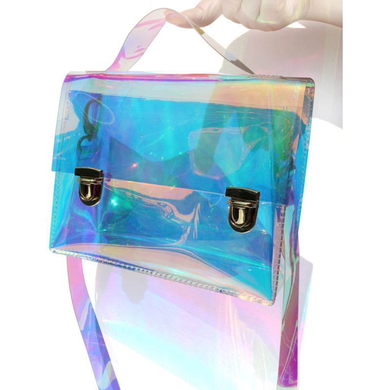 Transparent Holographic Laser Bag - Not sold in stores