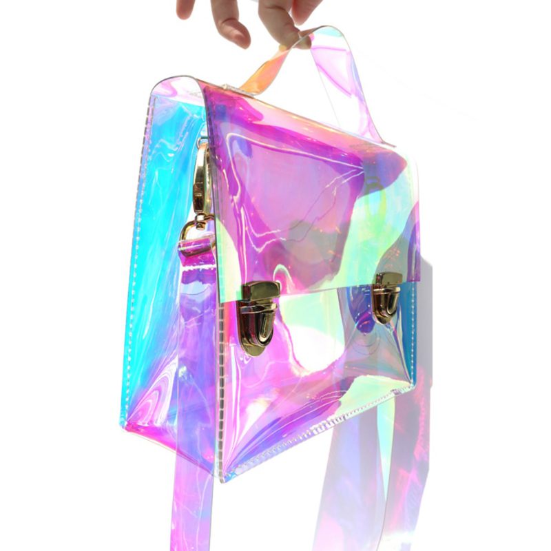 Transparent Holographic Laser Bag - Not sold in stores