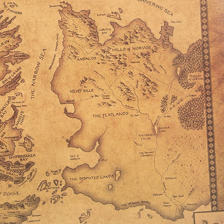 Westeros Map Poster - Not sold in stores