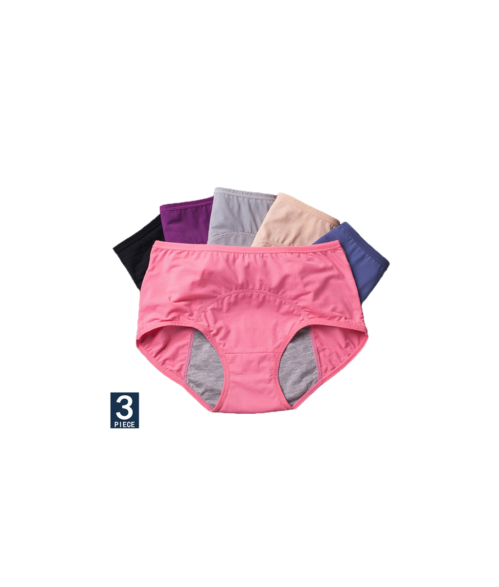 Womens Panties No Need Pad Menstrual Physiological Pants Leak