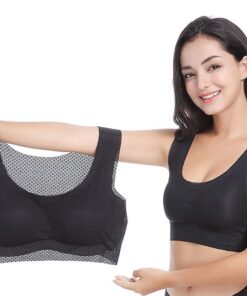 breathable sports bra