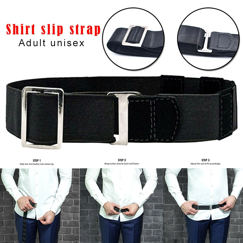 Shirt Holder Adjustable Near Shirt Stay Best Tuck It Belt for Women Men Work Interview TY53