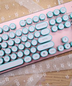 1 Set DIY Keycap Retro Steam Punk Typewriter Mechanical Keyboard Keycap 108 Keys Hot High Quality 1