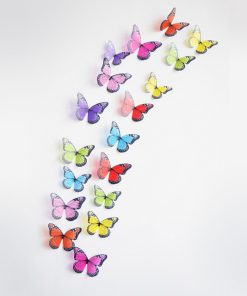 18kom puno 3D efekta Kristalni leptiri Zid naljepnica Lijepi leptir za dječju sobu Zidne naljepnice Početna 3.jpg 640x640 3