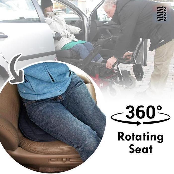 360 Degree Rotation Cushion Car Swivel Seat Chair Pain Relieving Seat Pad  Mobility Aid Moving Part