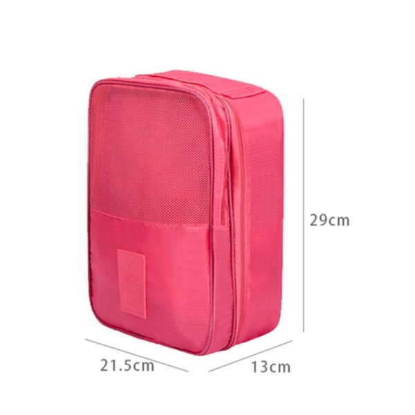 Creative Multi function Large Nylon 6 Colors Portable Travel Organizer Storage Bag for Shoes Toiletries 5