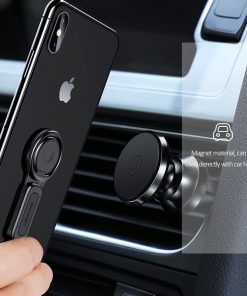 Dual Lightning Ring Holder Adapter USAMS 3 5mm Audio charger Adjustable Phone Holder 2A fast charging 2