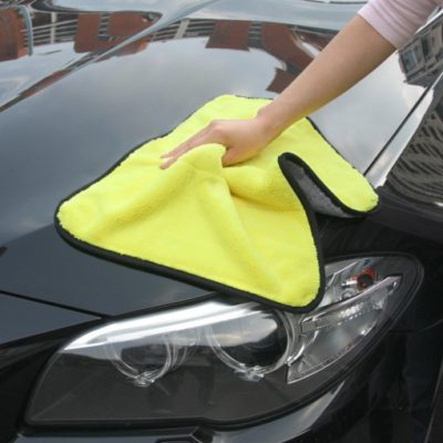 45cm x 38cm Super Thick Soft Plush Absorbent Microfiber Car Window Glass Cleaning Cloths Kitchen Table 4 510x510