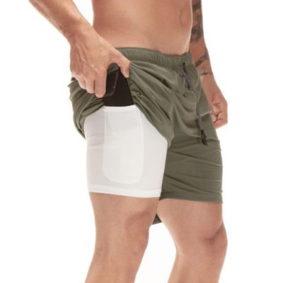 Quick Drying Running Shorts Men s 2 in 1 Security Pocket Shorts Men Leisure Shorts Hips 3 510x510