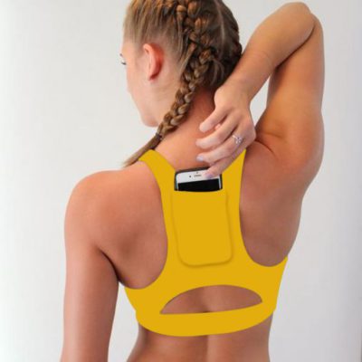 Woman s Pro Padded Compression Sports Bra Sportswear Spaghetti Strap Printed Yoga Bra Top 5 510x510