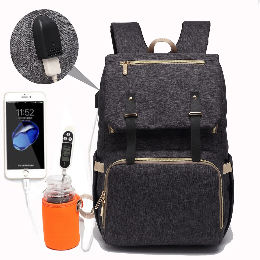 diaper backpack with usb