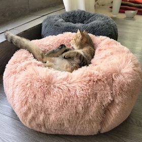 Long Plush Super Soft Pet Bed Kennel Dog Round Cat Winter Warm Sleeping Bag Puppy Cushion 1.jpg 640x640 1