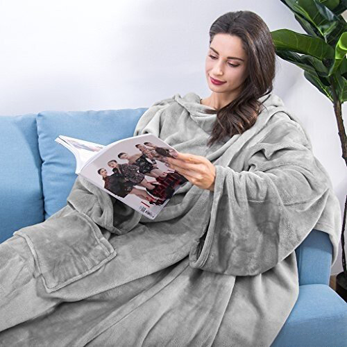 Full Body Snuggle Blanket With Sleeves - Not sold in stores