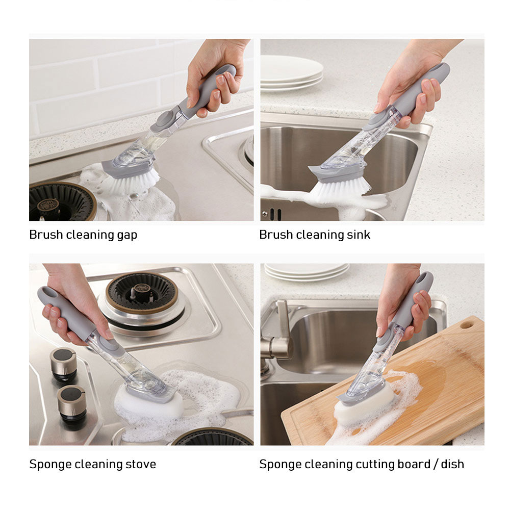 2 in 1 cleaning tools dish