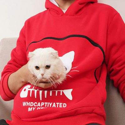 Autumn Winter Hoodie Cat Dog Pet Lovers Pullovers Loose Sweatshirt Pocket Animal Ear Hooded Tops Female 510x510