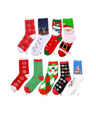 Women And Men Christmas Cotton Sock Cartoon Animal Paradise Thick Cute Comfortable Stripe Short Ankle Soxs 1 1 510x600 1