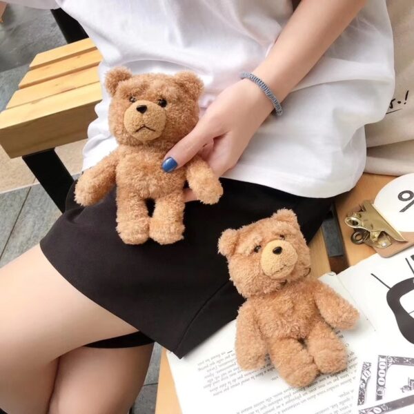 Winter Cute Plush Bear for Apple Airpods Case1 2 Teddy Bear Bags for Cartoon Headphones Case 1