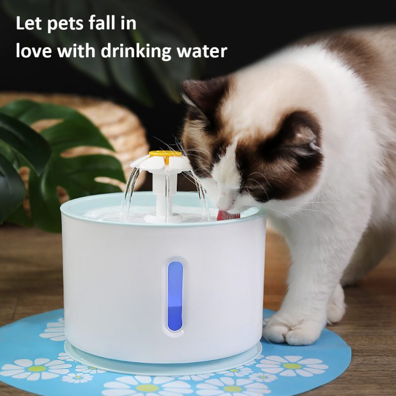 Pet Automatic Water Fountain with LED Light - Not sold in stores