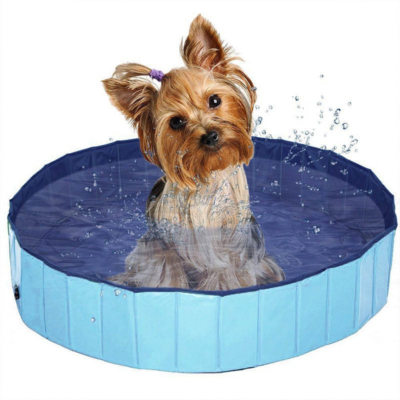 Bazen za pse sklopivi bazen za pse Izdržljiva prijenosna kada za pse Plastični bazen za pse Kupatilo za kućne ljubimce