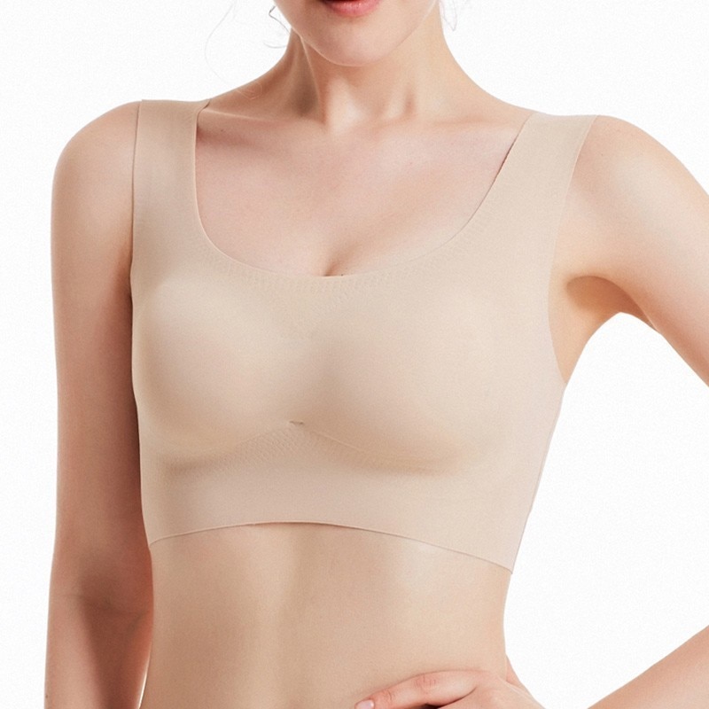 Plus Size Ice Silk Comfort Bra  Plus Size Woman Satin Bras