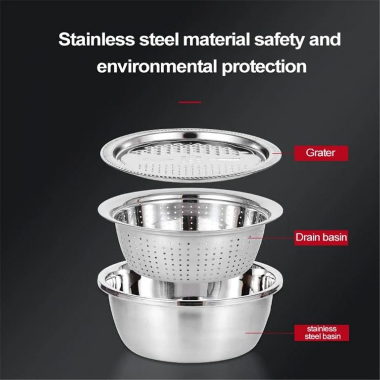 Multifunctional Stainless Steel Basin - Not sold in stores