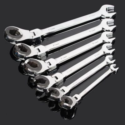 Professional Adjustable Spanner repair tool Ratchet Flare Nut Wrench Spanner Ratchet 72 Teeth Chrome Vanadium Hand 510x510 1