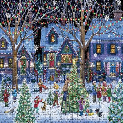 Slagalice 500 dijelova Sastavljanje slike Božićne puzzle igračke za odrasle Dječja djeca Dječje igre Obrazovne 3