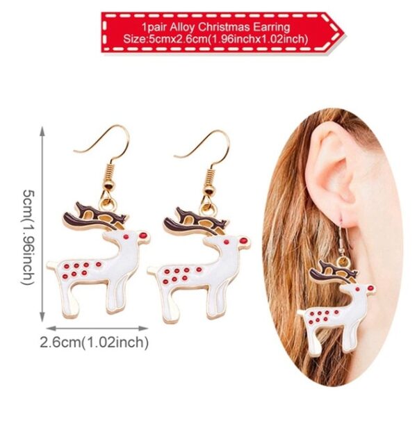 Merry Christmas 2020 Noel Earring Pendant Christmas Gift s Ornaments Christmas Decor for Home New Year 7.jpg 640x640 7