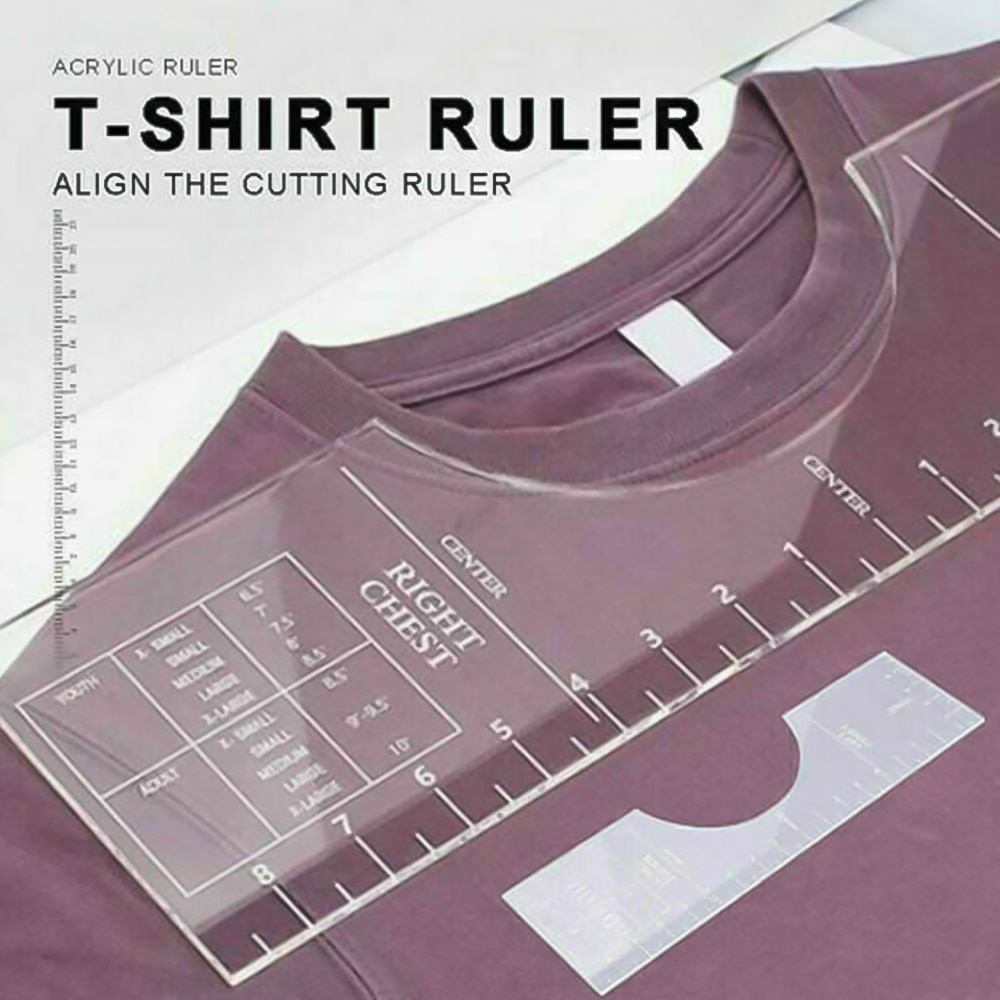 4PCS-Black) - Tshirt Ruler Guide for Vinyl,T Shirt Ruler to Centre