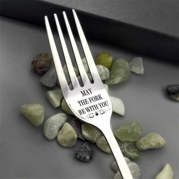 Engraved Fork Best Gift For Husband Wife And Family Stainless Steel I Forking Love You Kitchen 4.jpg 640x640 4